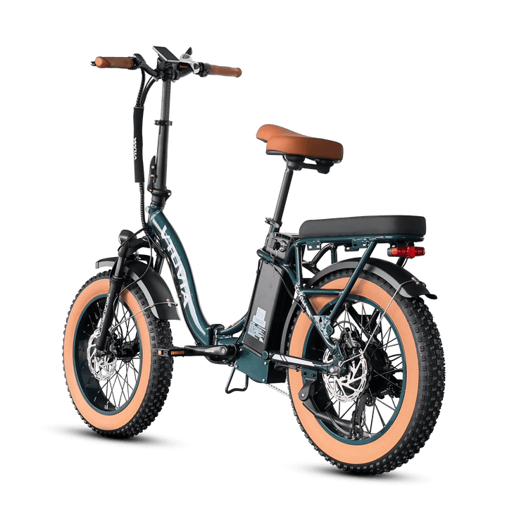 VTUVIA SF20H Utility E-Bike Folding Electric Bikes White 11