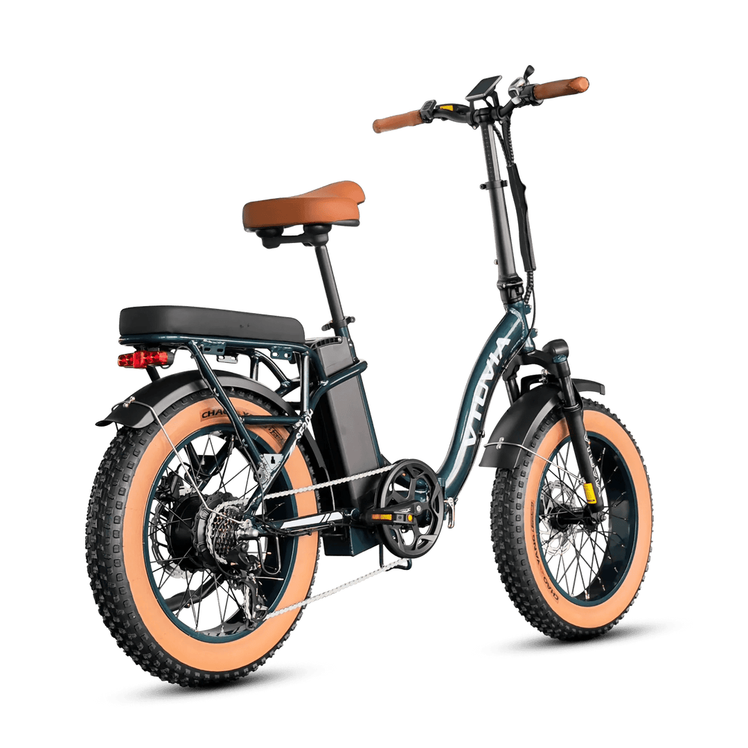 VTUVIA SF20H Utility E-Bike Folding Electric Bikes White 12