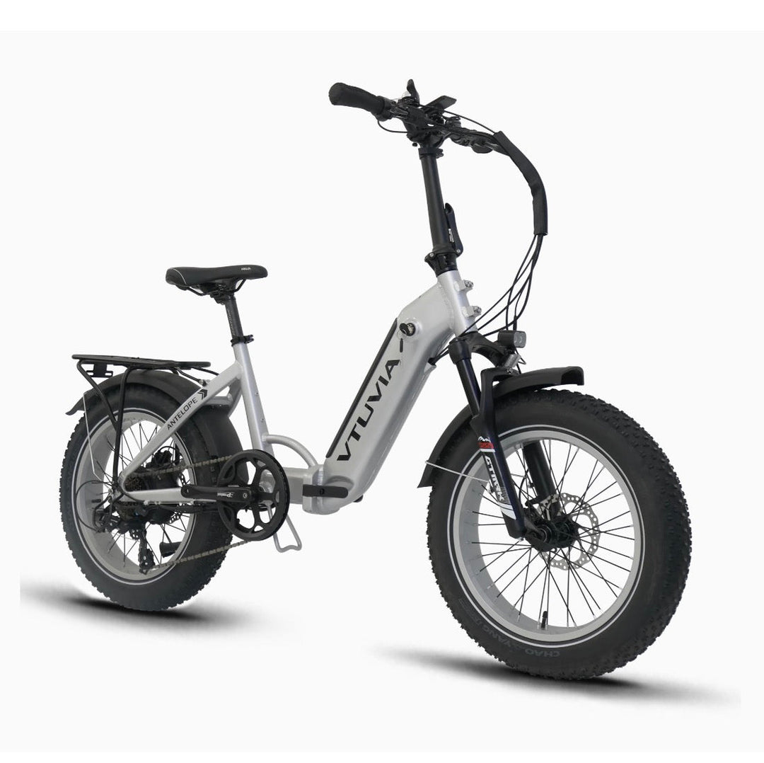 VTUVIA SX20 Folding E-Bike VTUVIA Folding Electric Bikes Silvery 8