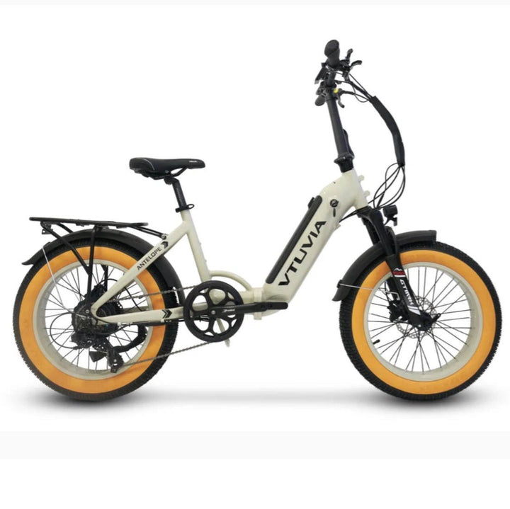 VTUVIA SX20 Folding E-Bike VTUVIA Folding Electric Bikes White 1