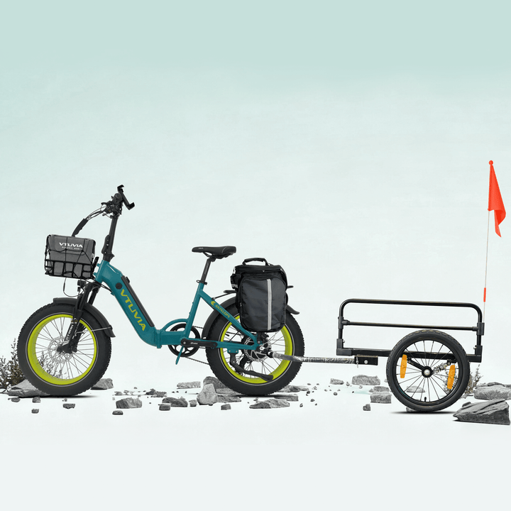 VTUVIA SX20 Folding E-Bike VTUVIA Folding Electric Bikes Silvery 13