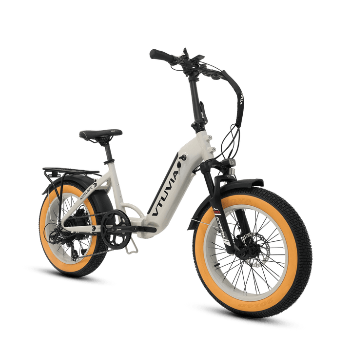 VTUVIA SX20 Folding Ebike Combo Folding Electric Bikes White x2 12