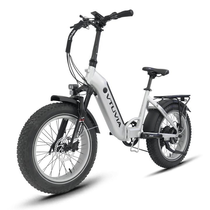 VTUVIA SX20 Folding Ebike Combo Folding Electric Bikes Silvery x2 18