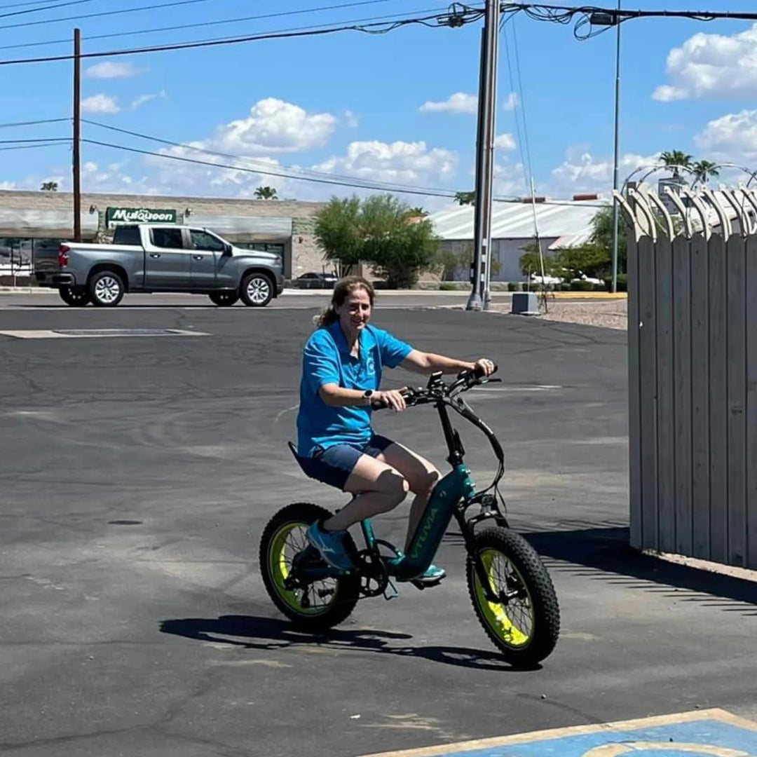 VTUVIA SX20 Folding Ebike Combo Folding Electric Bikes Silvery x2 21