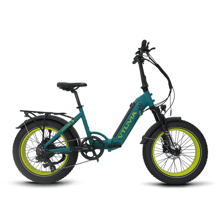 VTUVIA SX20 Folding Ebike Combo Folding Electric Bikes Silvery + Red 5