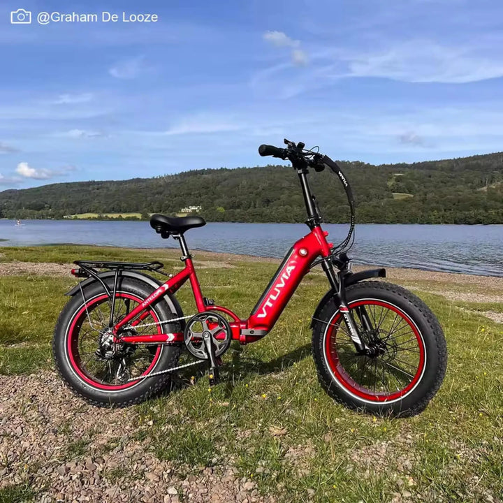 VTUVIA SX20 Folding Ebike Combo Folding Electric Bikes Silvery x2 25