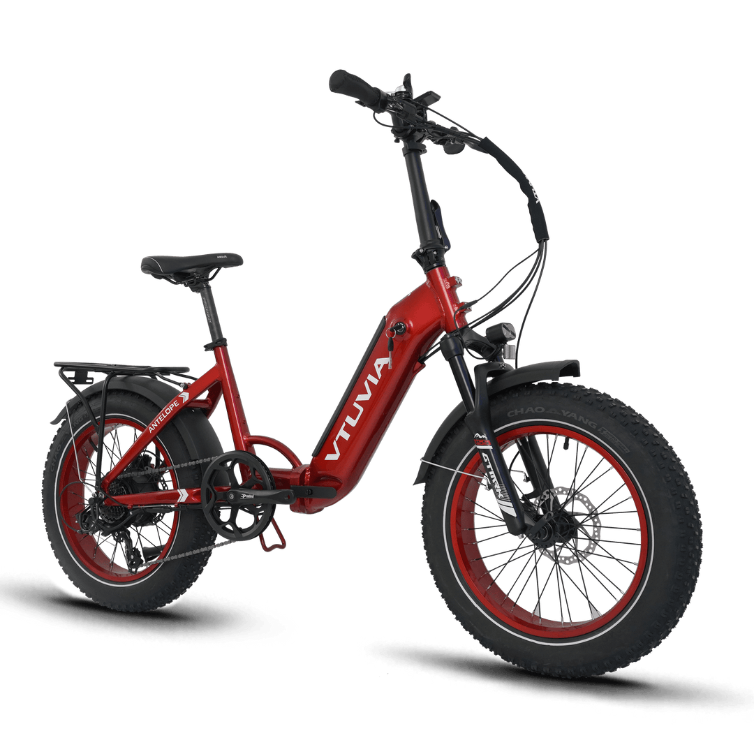 VTUVIA SX20 Folding Ebike Combo Folding Electric Bikes Red x2 15