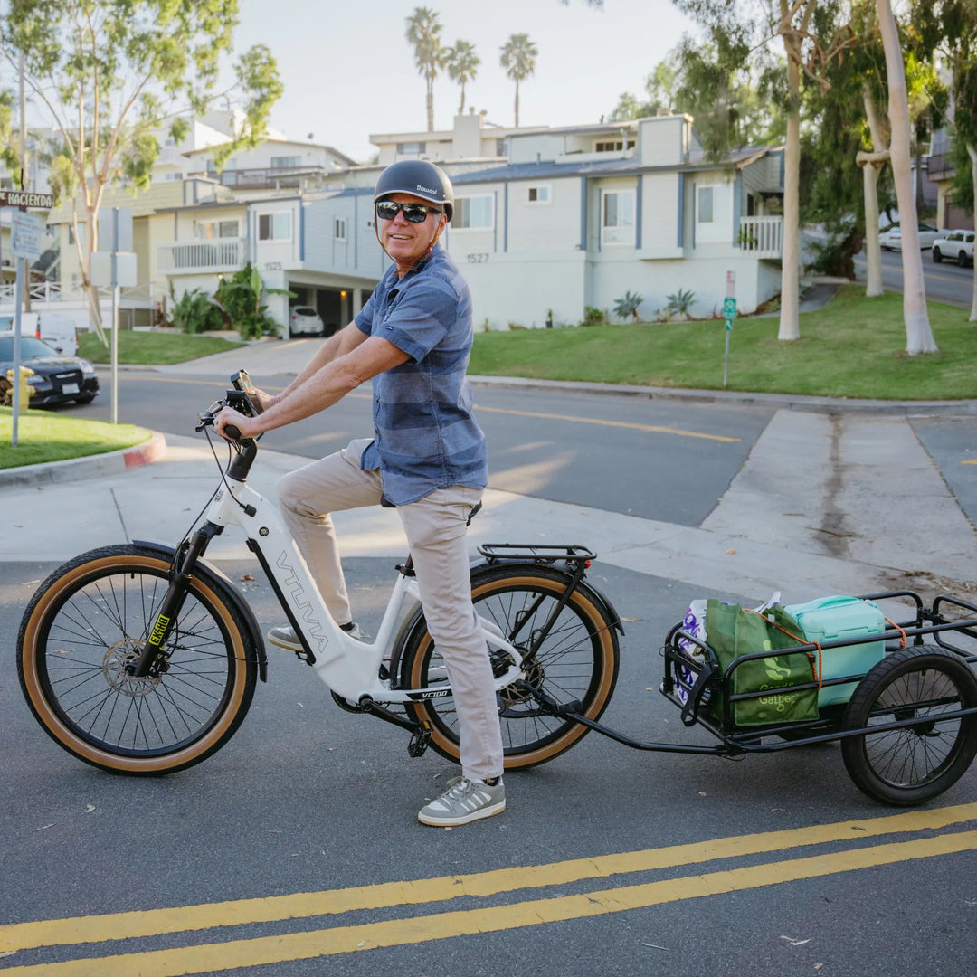 VTUVIA Zeal XT8 Ebike Combo Commuter Electric Bikes Glacier White X2 6