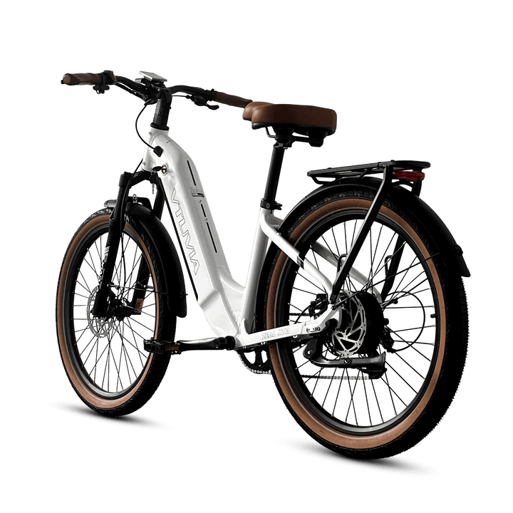 VTUVIA Zeal XT8 Ebike Combo Commuter Electric Bikes Glacier White X2 3