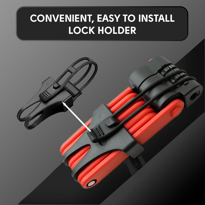 XNITO Folding Lock – 4-Digit Heavy-Duty Combo Lock 4