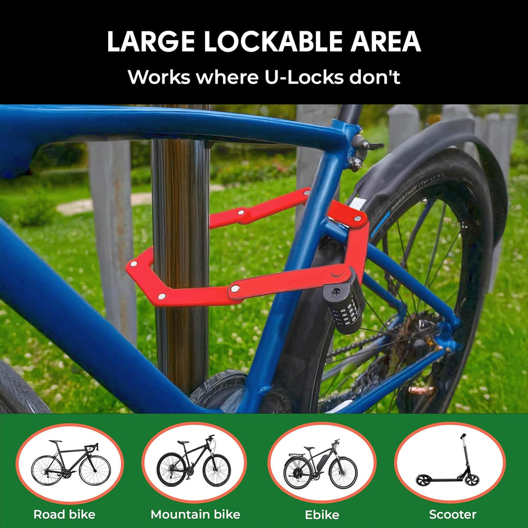 XNITO Folding Lock – 4-Digit Heavy-Duty Combo Lock 6