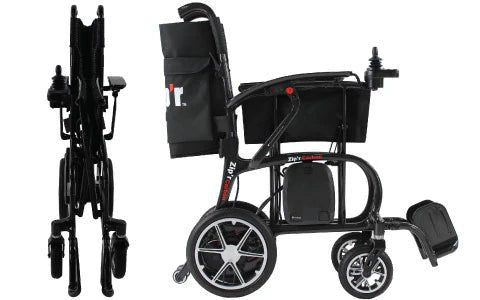 Zipr Carbon Fiber Electric Wheelchair – Only 28 lbs, TSA Approved, Foldable Folding Electric Wheelchairs 12
