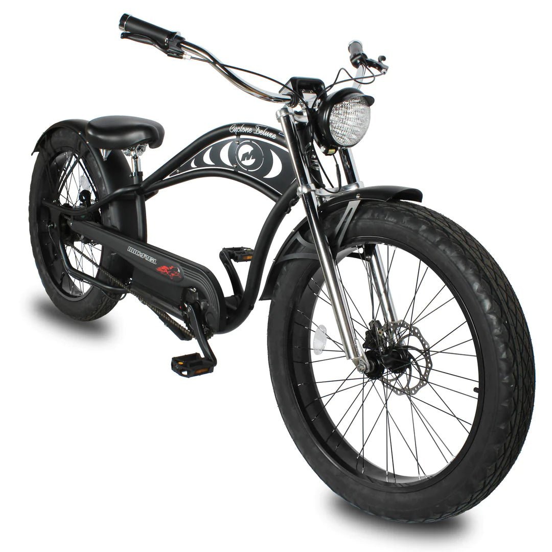 Micargi Cyclone 2.0 Deluxe 500W Fat Tire Cruiser Electric Bike