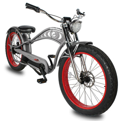 Micargi Micargi| 26" CYCLONE 2.0 Deluxe 500W 48V 11.6AH Fat Tire Cruiser Electric Bike - eBike Haul