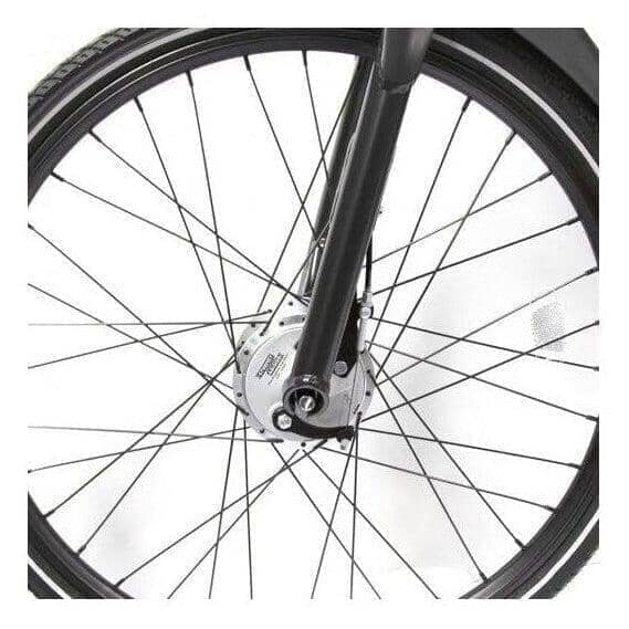 AmericanElectric AmericanElectric| RAVEN Matt Black Step-Thru Commuter Electronic Bike - eBike Haul