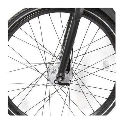 AmericanElectric AmericanElectric| RAVEN Matt Black Step-Thru Commuter Electronic Bike - eBike Haul