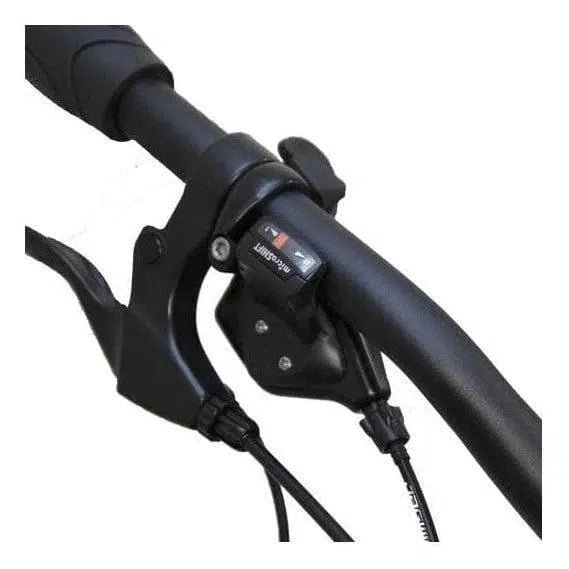 AmericanElectric AmericanElectric| RAVEN Matt Black Step-Thru Commuter Electronic Bike - eBike Haul