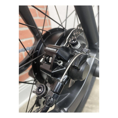 AmericanElectric AmericanElectric| RAVEN Matt Black Step-Thru Commuter Electronic Bike - eBike Haul