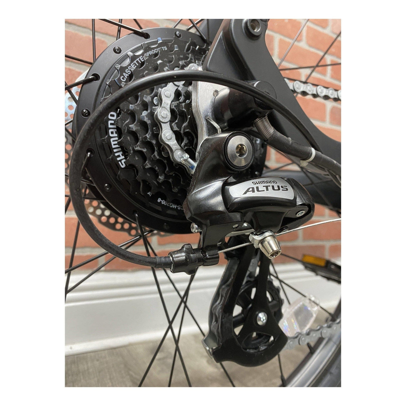 AmericanElectric AmericanElectric| RAVEN Matt Black Step-Thru Commuter Electronic Bike - eBike Haul