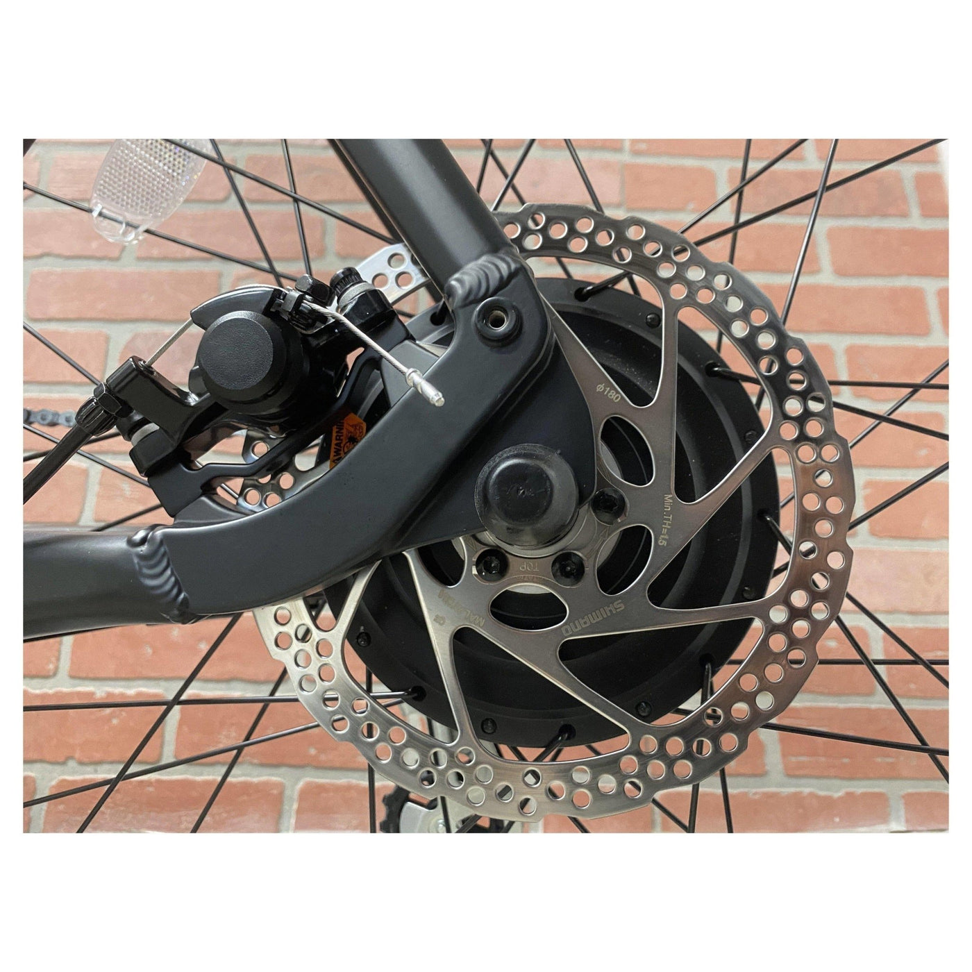 AmericanElectric AmericanElectric| RAVEN Matt Black Step-Thru Commuter Electronic Bike - eBike Haul