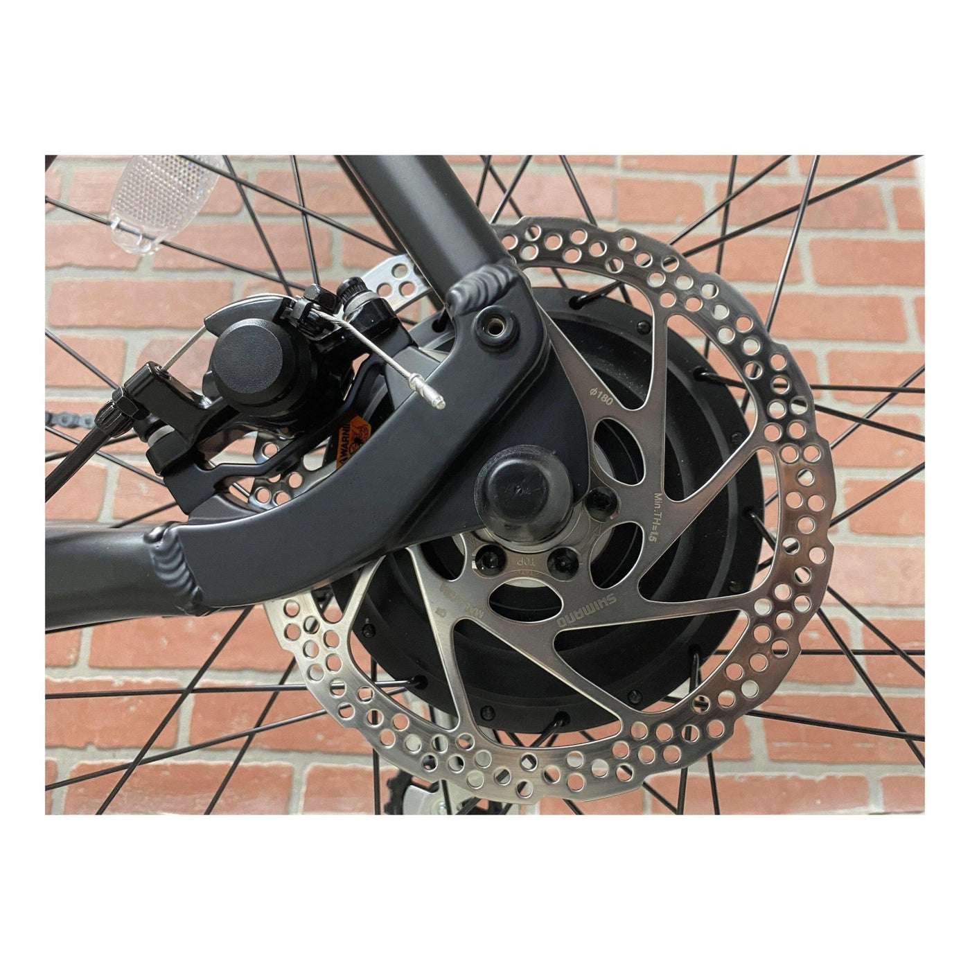 AmericanElectric AmericanElectric| RAVEN Matt Black Step-Thru Commuter Electronic Bike - eBike Haul