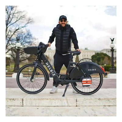 AmericanElectric AmericanElectric| RAVEN Matt Black Step-Thru Commuter Electronic Bike - eBike Haul