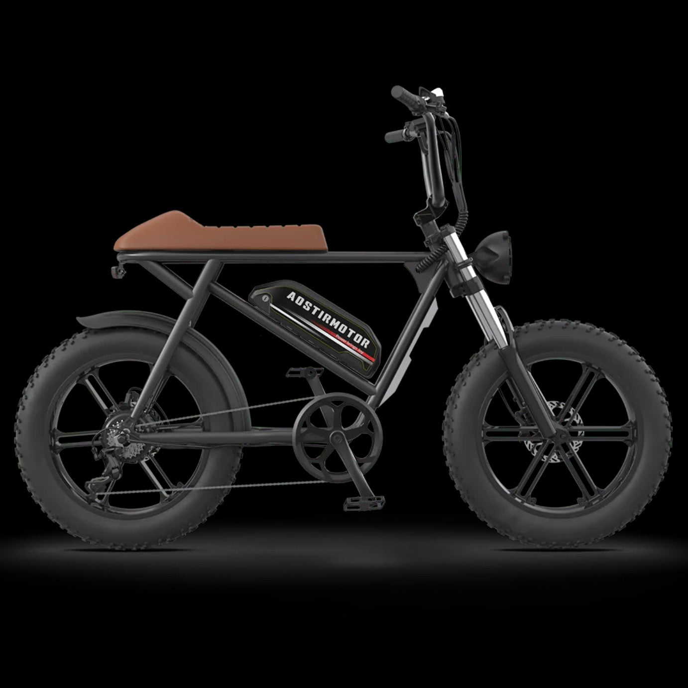 AOSTIRMOTOR AOSTIRMOTOR|Storm Super Cool 750W 48V 12.5Ah Moped Style Electric Bike - eBike Haul