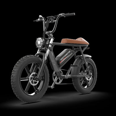 AOSTIRMOTOR AOSTIRMOTOR|Storm Super Cool 750W 48V 12.5Ah Moped Style Electric Bike - eBike Haul
