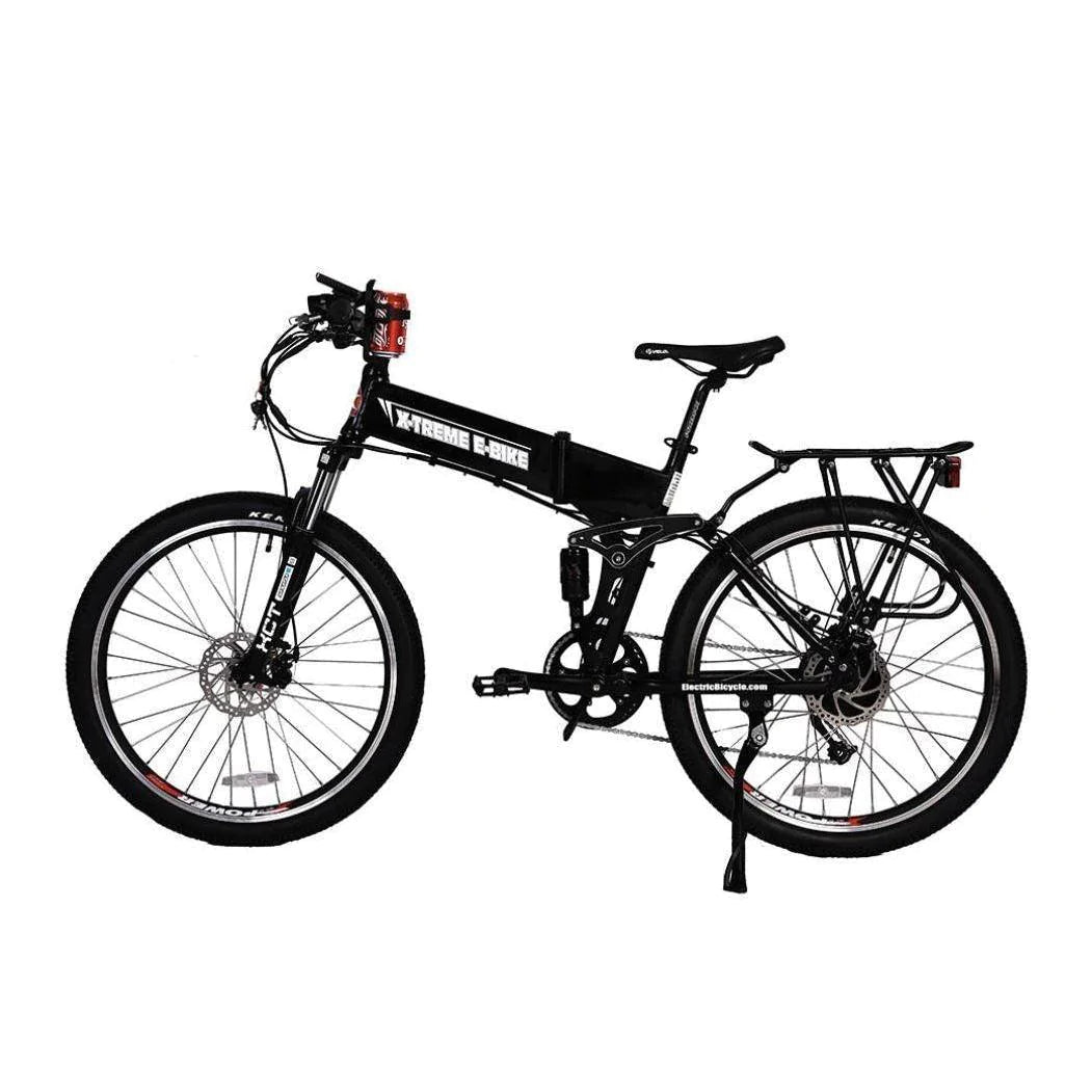 X-Treme Baja Folding 48 Volt Lithium Powered Electric Bike - eBike Haul