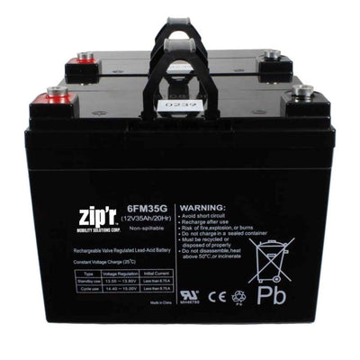 Zip'r Batteries for Zip'r Breeze Mantis PC Electric Wheelchairs & Mobility Scooters-TSA Approved - eBike Haul