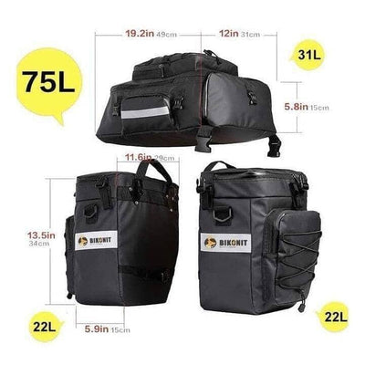 BIKONIT BIKONIT Pannier Bag Set 3 in 1 - eBike Haul