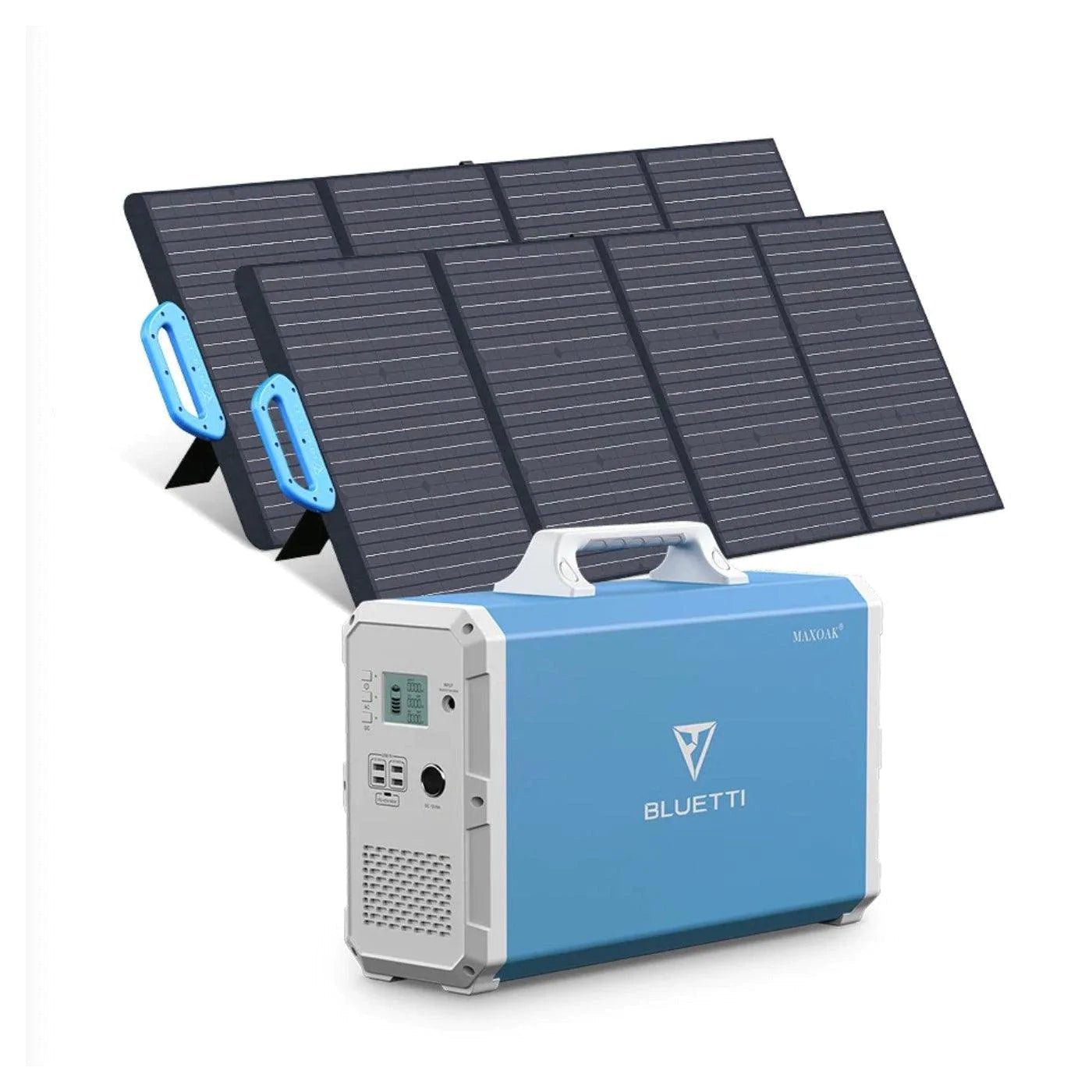 BLUETTI BLUETTI EB240 2400Wh/ 1000W + 2*PV200/PV120 USP Mode Portable Solar Generator - eBike Haul