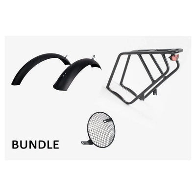 REVI BIKES Cheetah Rear Rack and Fender Bundle - eBike Haul