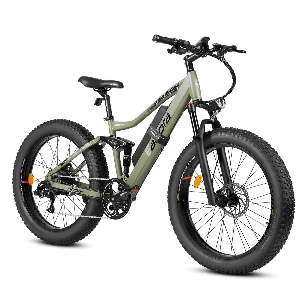 eahora Eahora AM200 1000W Special 2023 Fat Tire Electric Bike - eBike Haul