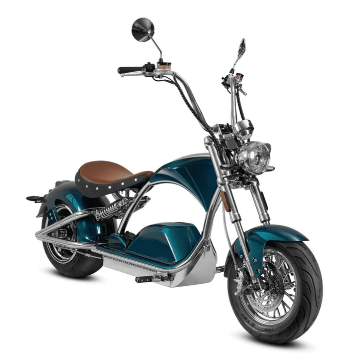 eahora Eahora M1PS Plating 4000W 72V 40Ah Electric Fat Tire Scooter Chopper - eBike Haul