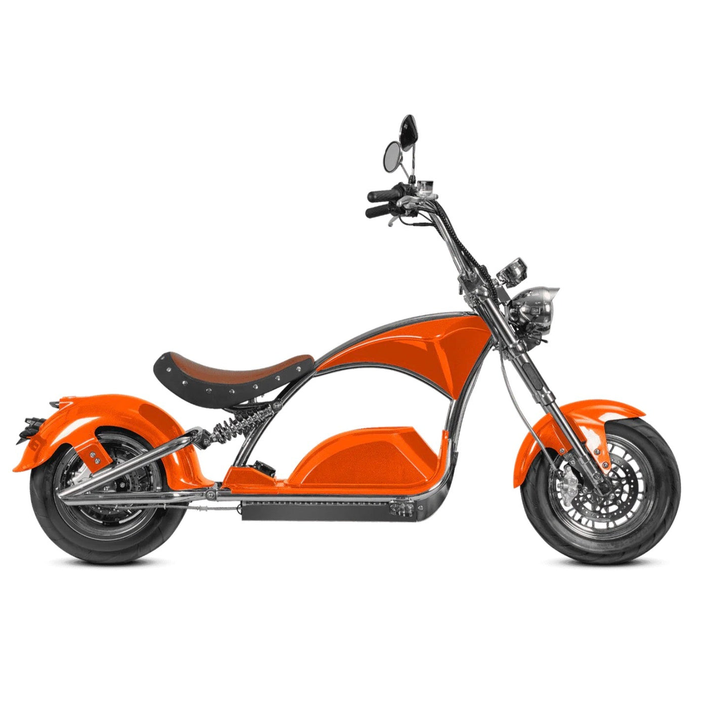 eahora Eahora M1PS Plating 4000W 72V 40Ah Electric Fat Tire Scooter Chopper - eBike Haul