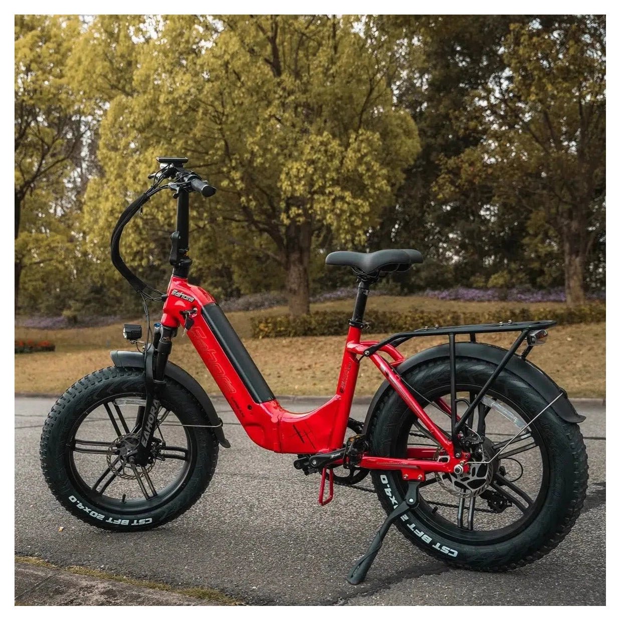 eahora Eahora Urban 500W Folding Fat Tire Electric Bike - eBike Haul