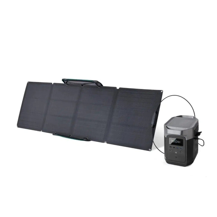 EcoFlow EcoFlow DELTA + 160W Solar Panel Bundle - eBike Haul