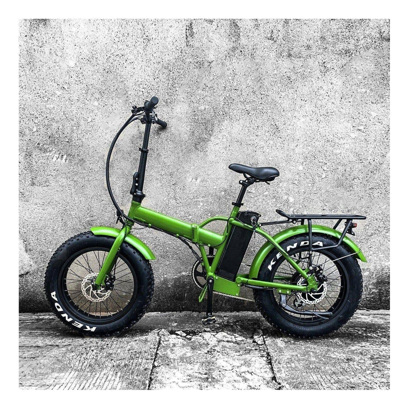 eunorau EUNORAU|E-FAT-MN 500W 48V Fat Tire Cruise Folding Electric Bike - eBike Haul