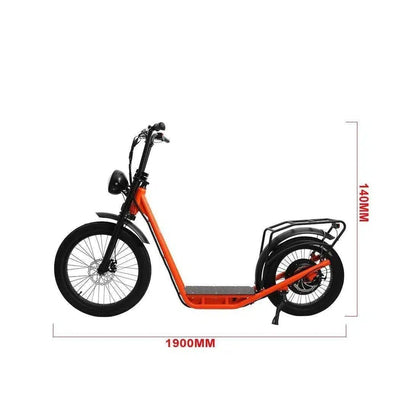 eunorau EUNORAU|JUMBO 48V 15.6AH 1000W Powerful Fastest Electric Kick Motor Scooter - eBike Haul