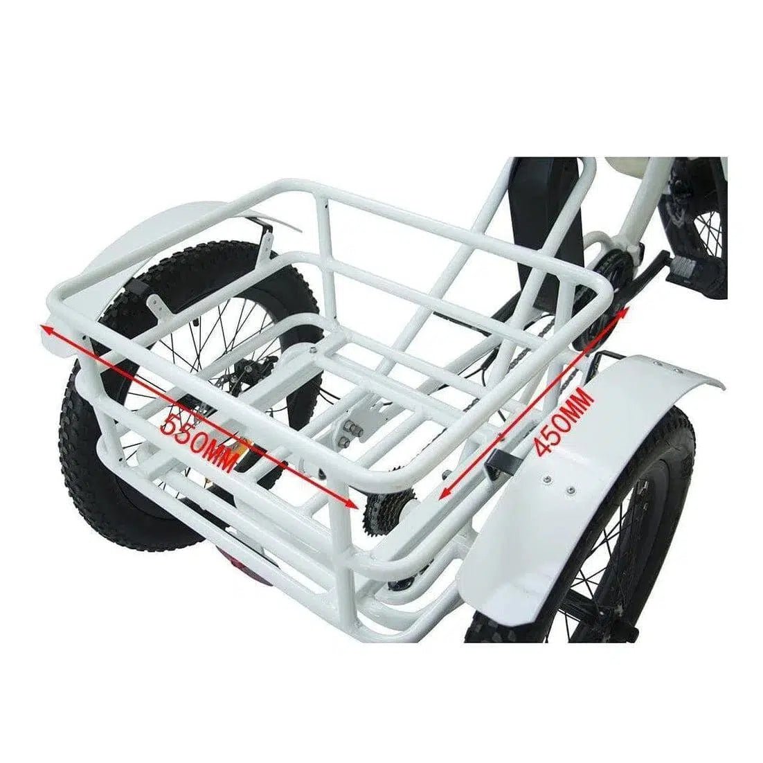 eunorau EUNORAU|NEW-TRIKE 48V12.5AH 500W 20"Fat Tire Folding Electric Trike - eBike Haul