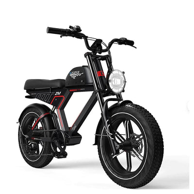 G-FORCE G-FORCE| ZM 750W Fat Tire Moped-Style Electric Bike - eBike Haul