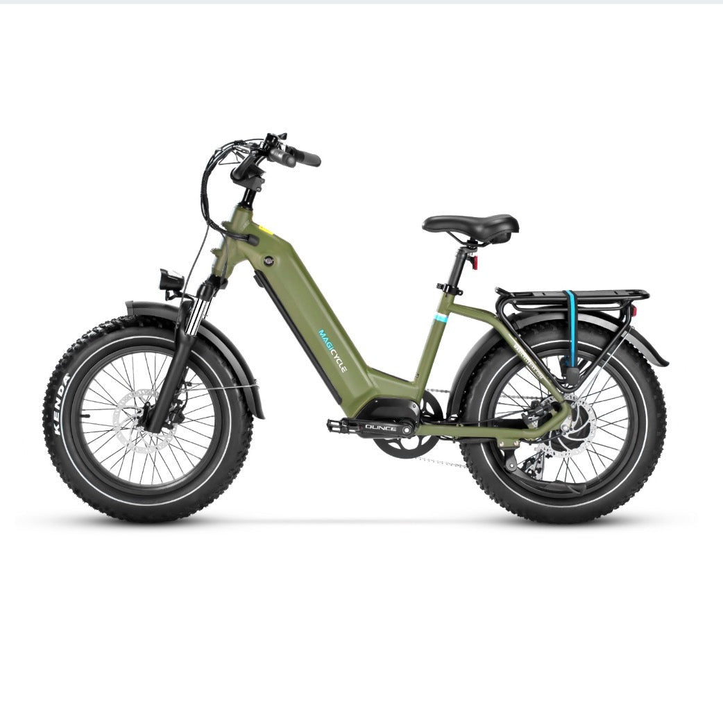 MAGICYCLE MAGICYCLE| Ocelot 750W/1000W Pro Long Range Step-Thru Fat Tire Electric Bike - eBike Haul