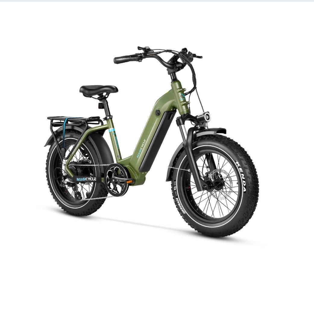 MAGICYCLE MAGICYCLE| Ocelot 750W/1000W Pro Long Range Step-Thru Fat Tire Electric Bike - eBike Haul