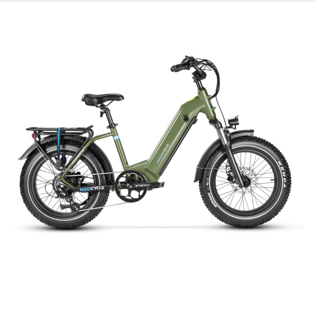 MAGICYCLE MAGICYCLE| Ocelot 750W/1000W Pro Long Range Step-Thru Fat Tire Electric Bike - eBike Haul