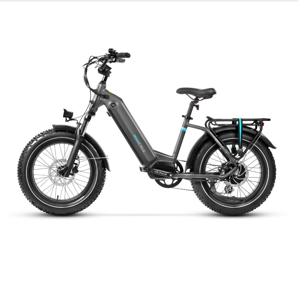 MAGICYCLE MAGICYCLE| Ocelot 750W/1000W Pro Long Range Step-Thru Fat Tire Electric Bike - eBike Haul