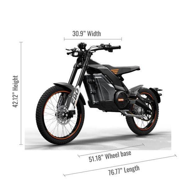 MASSIMO Massimo F80 Trail Runner Dirt Electric Bike - eBike Haul