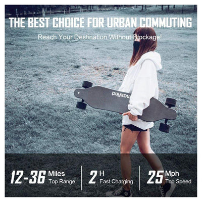MaxFind MAX4 PRO Urban Commuting Electric Skateboard & Long Board - eBike Haul