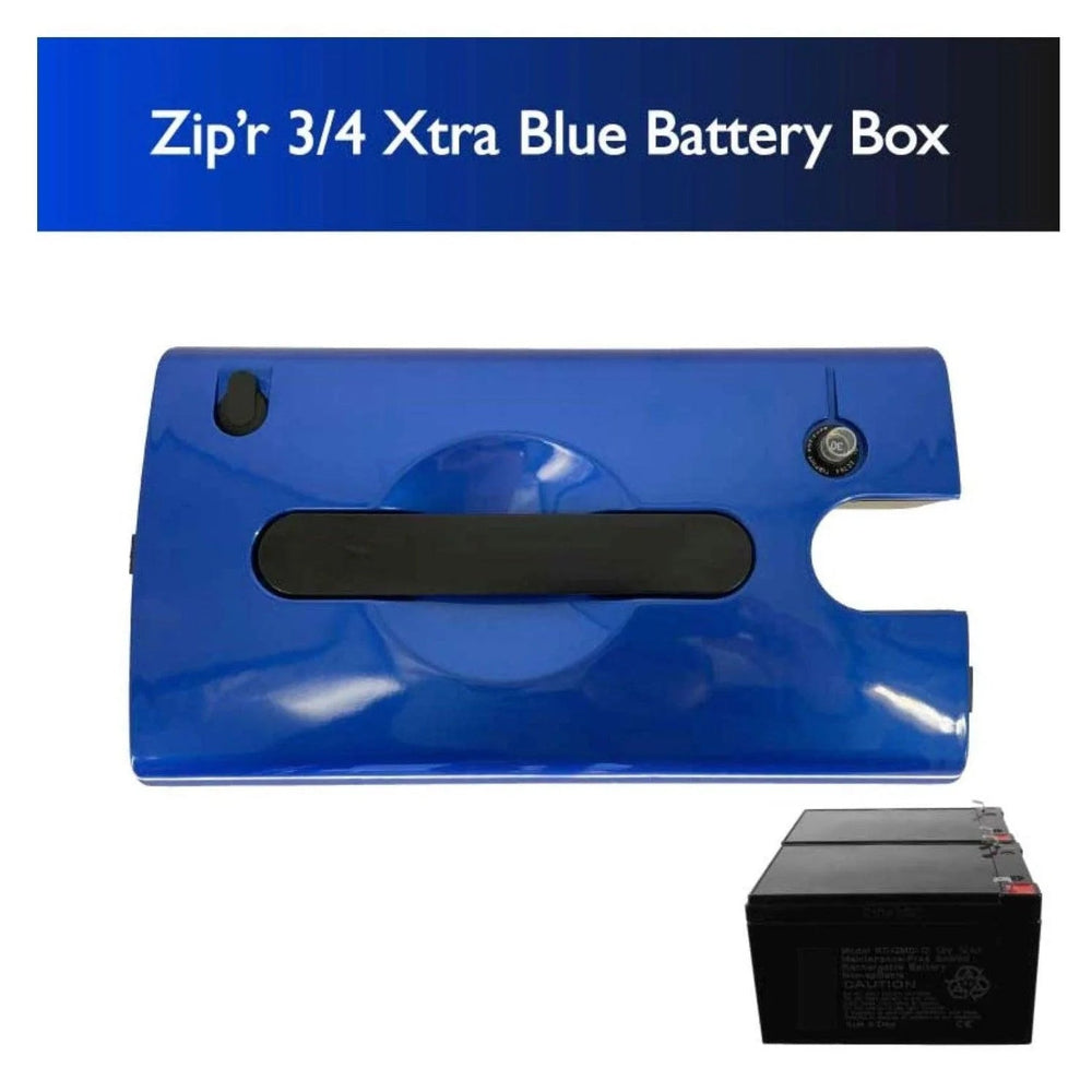 Zip'r Mobility Scooter Battery Box with (2) Batteries for Zipr Traveler & Xtra-TSA Approved - eBike Haul