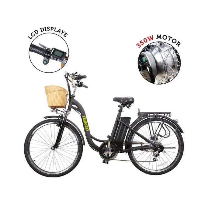 Nakto Camel 2 Step-Thru Step-Thru Electric Bikes White 9